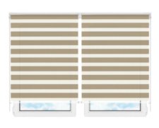 Рулонные шторы мини День Ночь новара 1901 цена. Купить в «Мастерская Жалюзи»